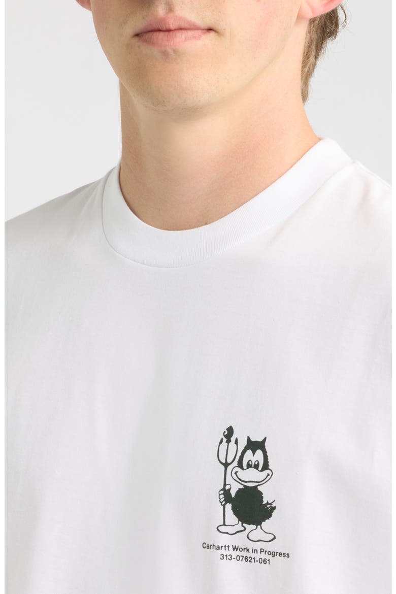 Bumper Car Organic Cotton Graphic T-Shirt, Alternate, color, WHITE