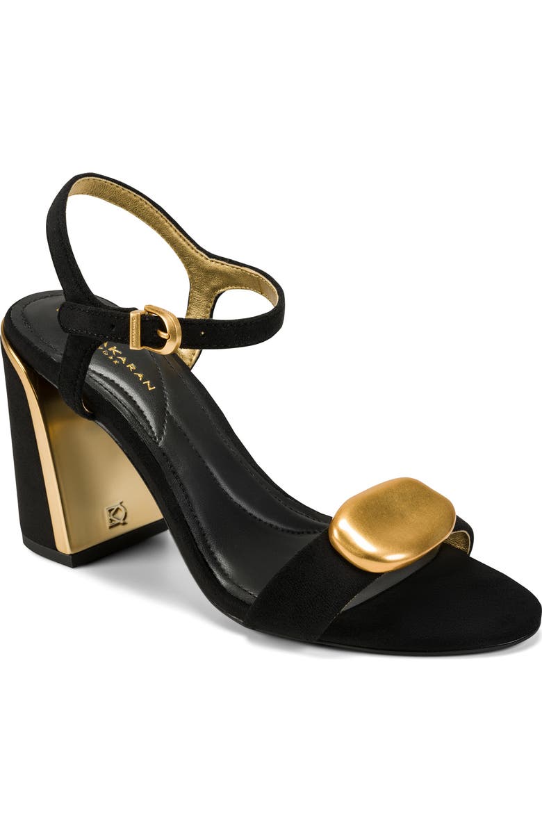 Donna Karan New York Seraphina Ankle Strap Sandal, Main, color, Black