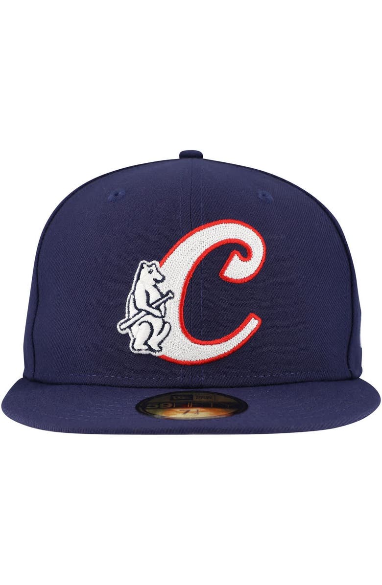 New Era Men's New Era Royal Chicago Cubs  Duo Logo 2.0 59FIFTY Fitted Hat, Alternate, color, Navy