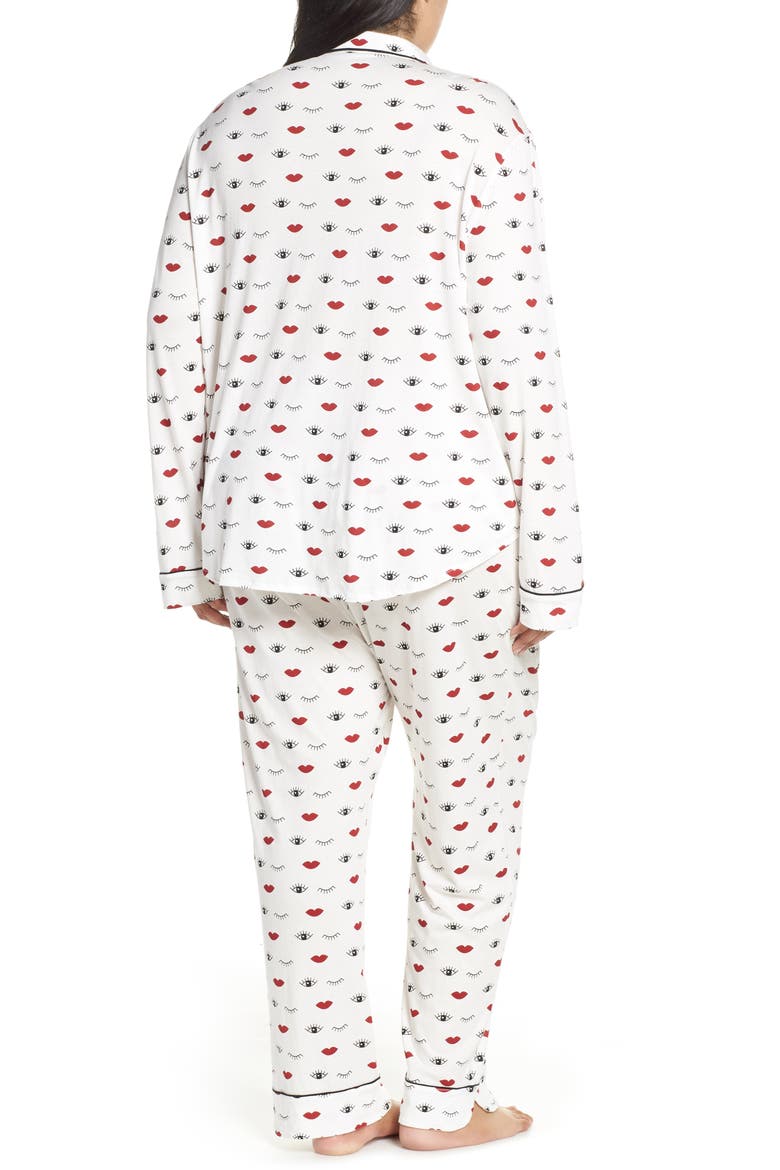 Give Love Pajamas, Alternate, color, IVORY