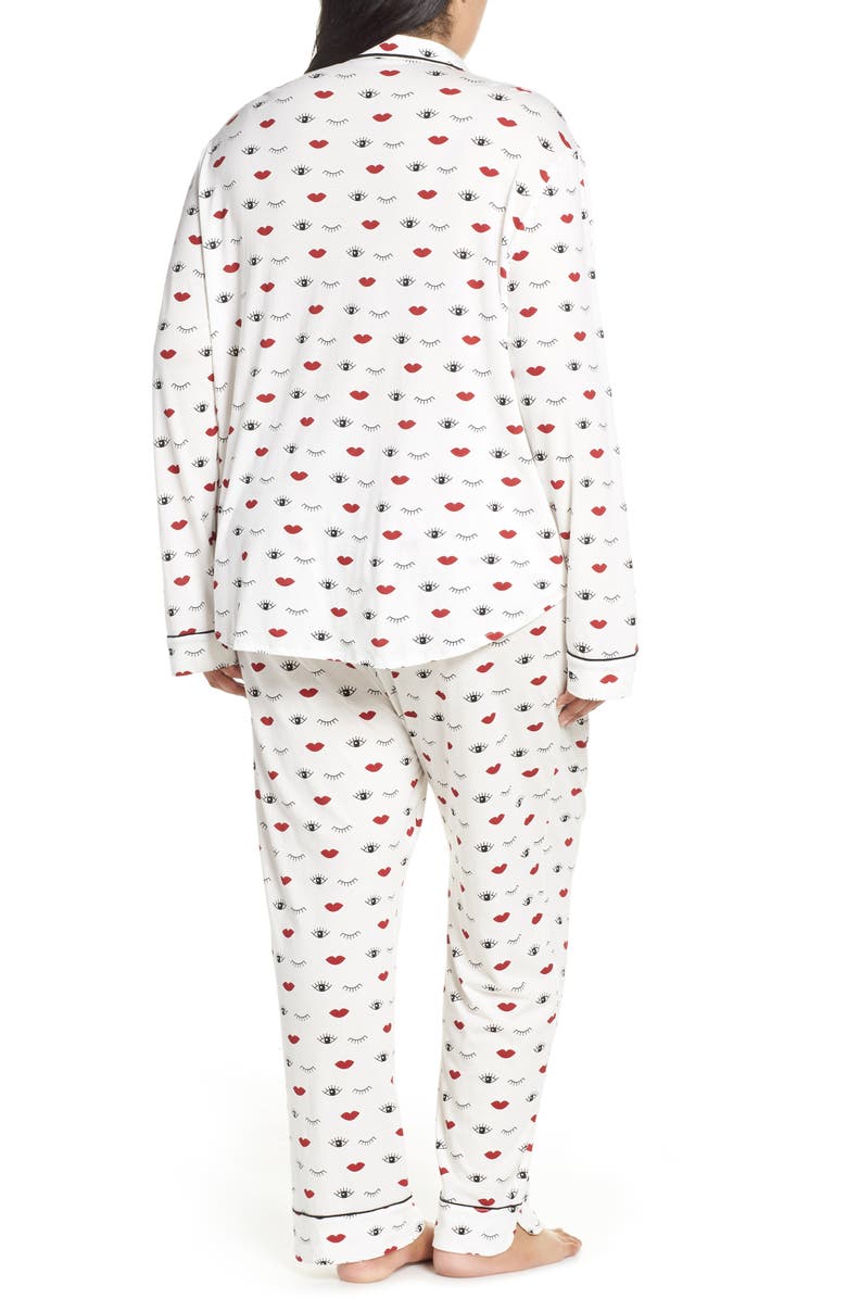PJ Salvage Give Love Pajamas, Alternate, color, 