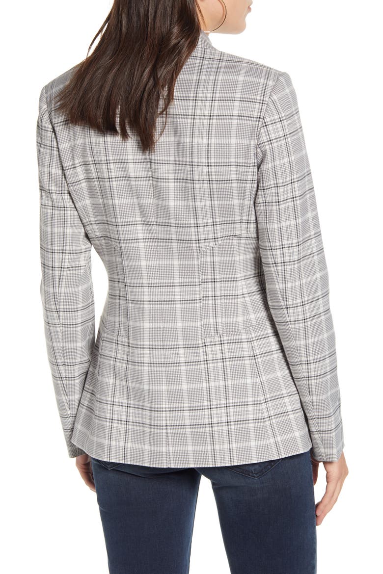 Plaid Blazer, Alternate, color, GREY- BLACK DAISY CHECK