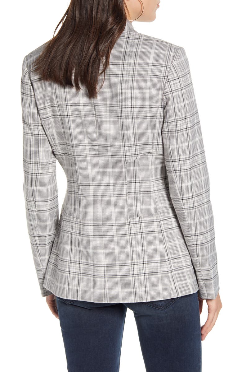 Chelsea28 Plaid Blazer, Alternate, color,