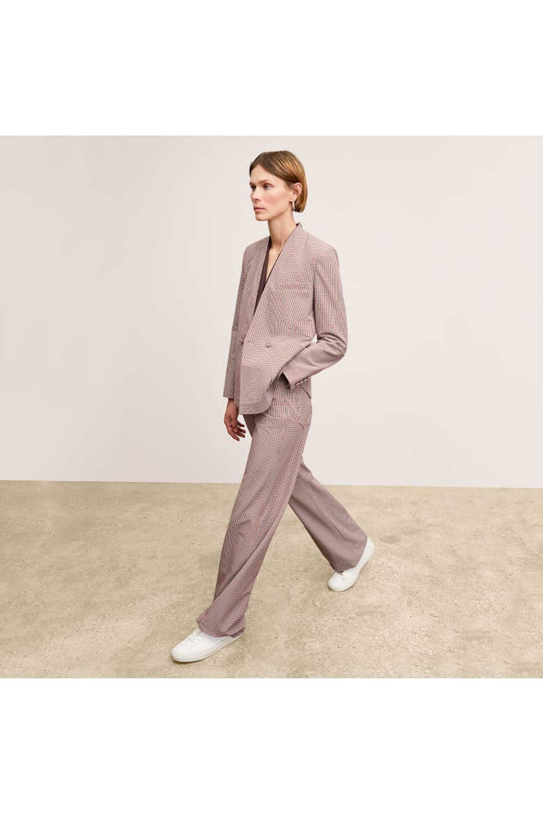 Janette Blazer - Stretch Twill, Main, color, Mini Check