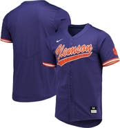 Nike Men's Nike Purple Clemson Tigers Replica Baseball Jersey
