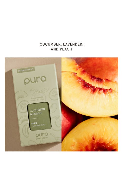Pura 2-pack Diffuser Fragrance Refills In Cucumber & Peach
