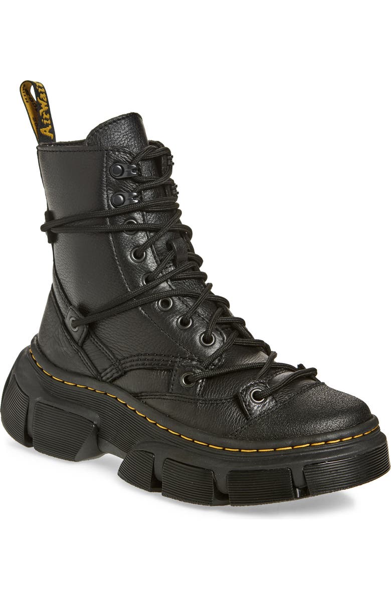 Dr. Martens DMXL 8-Eye Leather Boot, Main, color,