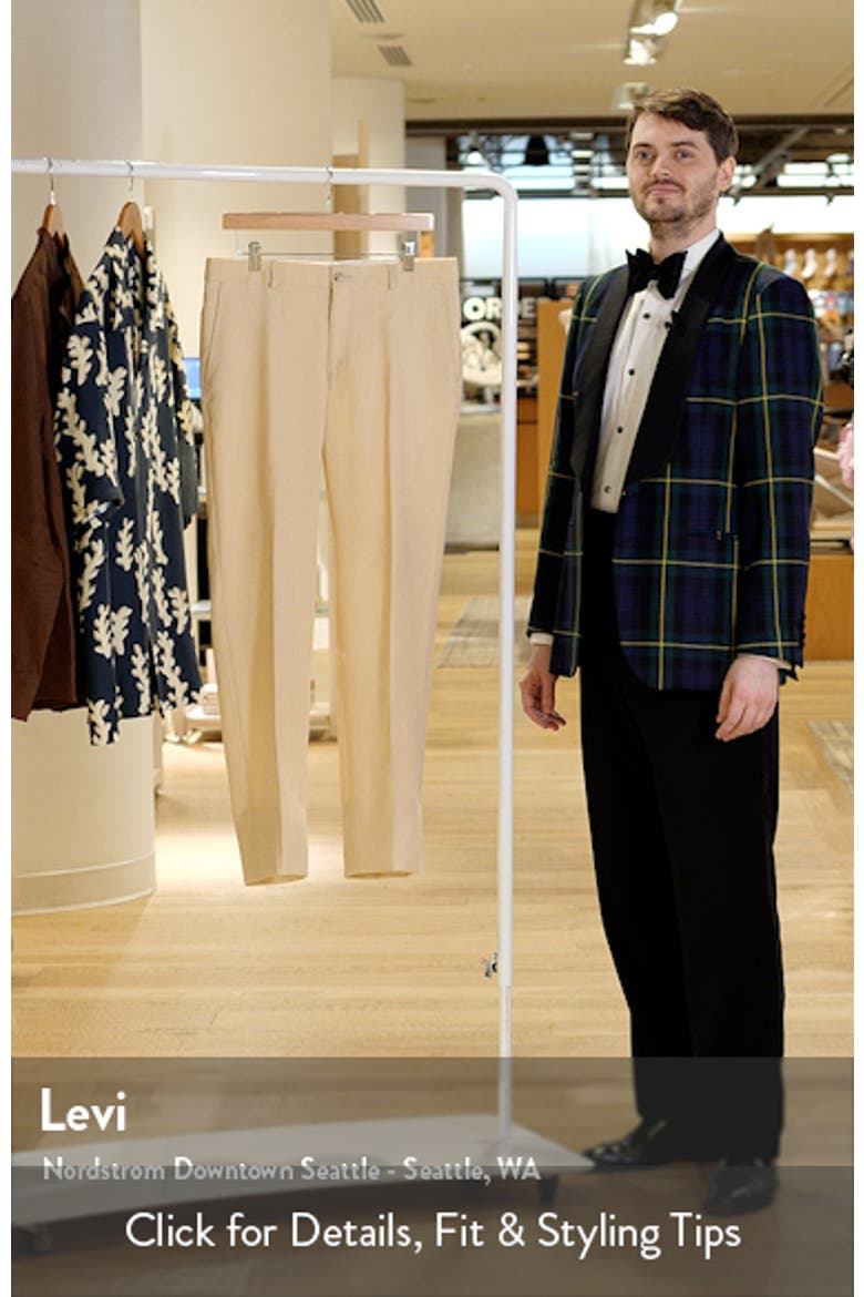 Flat Front Linen Pants video