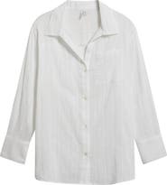 Nordstrom Textured Cover-Up Shirt