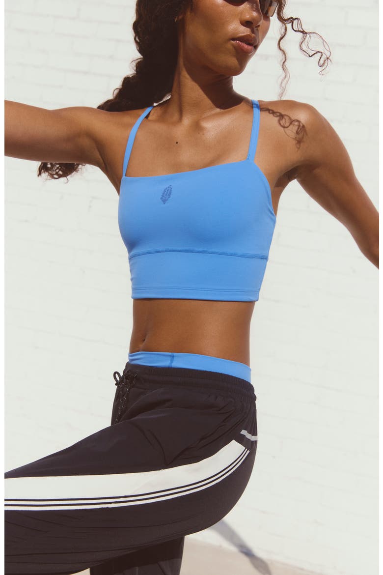 FP Movement Never Better Longline Sports Bra, Alternate, color, RIVIERA BLUE