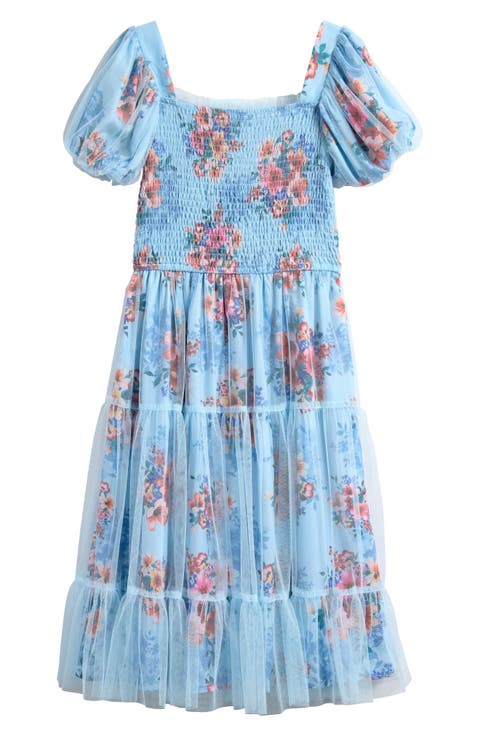 Kids' Floral Print Dress (Big Kid)