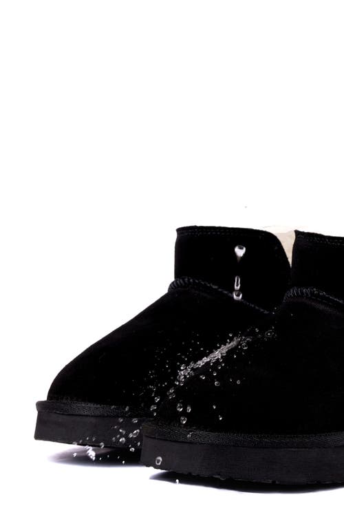 Minnetonka Mavie Faux Fur Bootie In Black