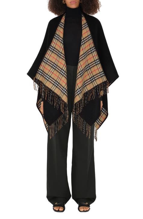 Burberry ponchos for women on sale