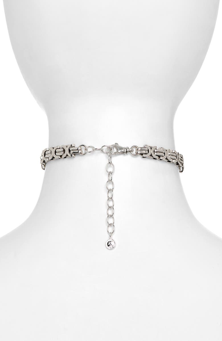 Child of Wild The Cory Link Choker Necklace, Alternate, color, Silver