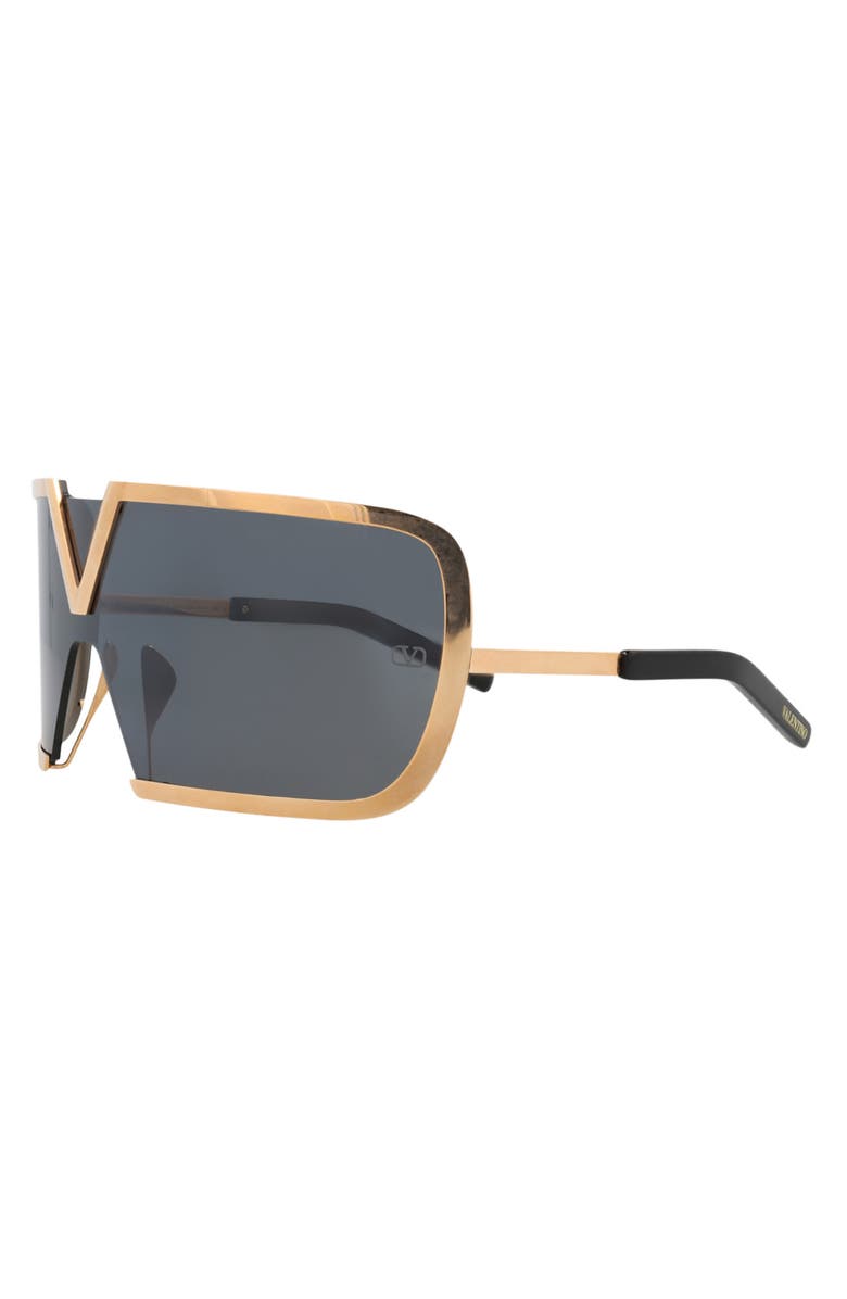 Valentino 146mm Shield Sunglasses, Alternate, color, 