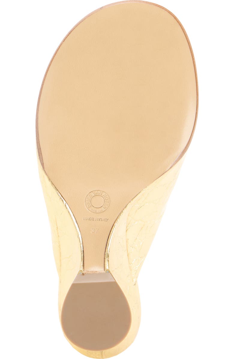 Dries Van Noten Wedge Slide Sandal, Alternate, color, 954 Gold