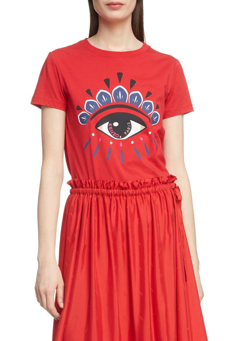 Eye Classic Tee, Main, color, MEDIUM RED