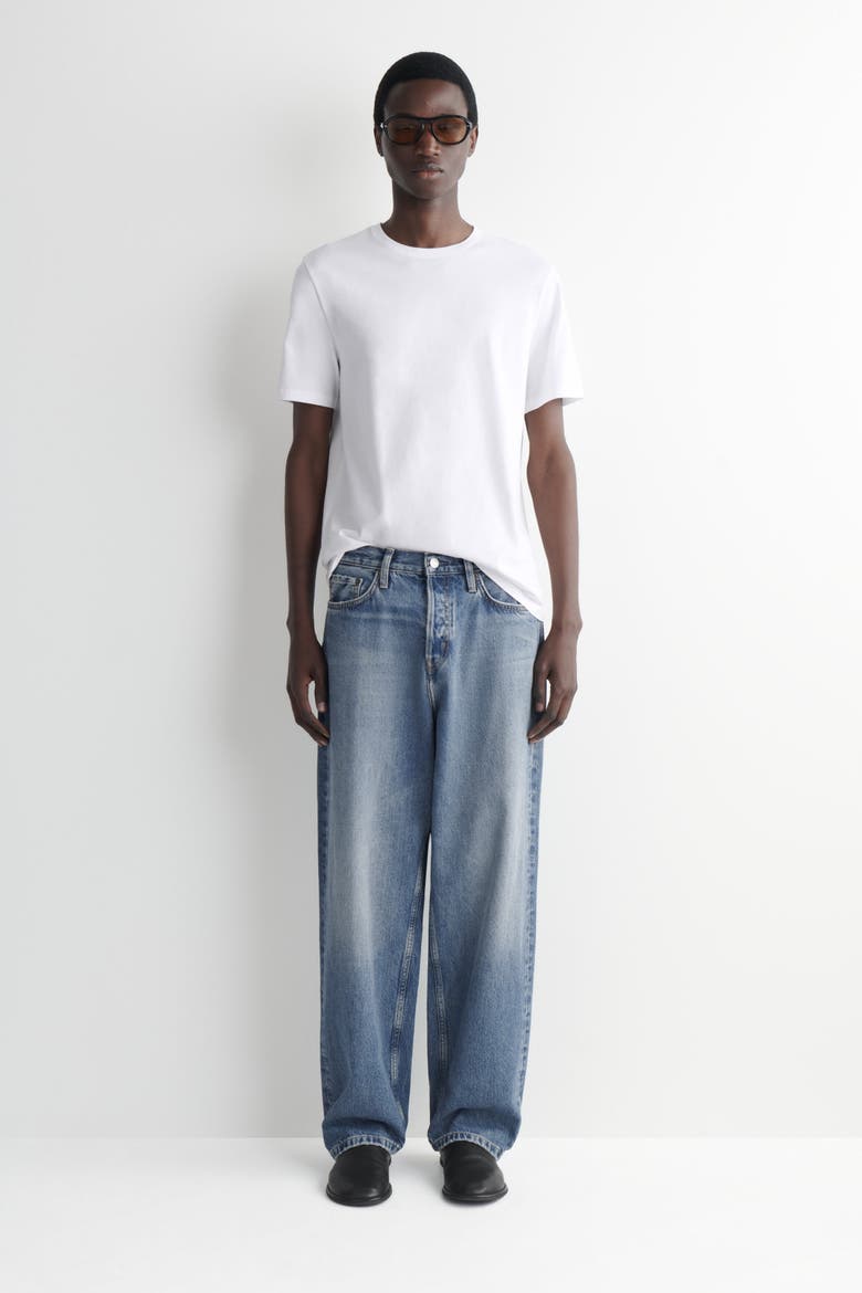Cotton Crew-neck T-shirt, Alternate, color, WHITE