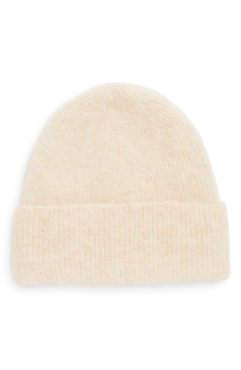 & Other Stories Fuzzy Wool & Mohair Blend Beanie, Main, color, 