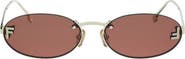 Fendi 'Fendi First 54mm Oval Sunglasses