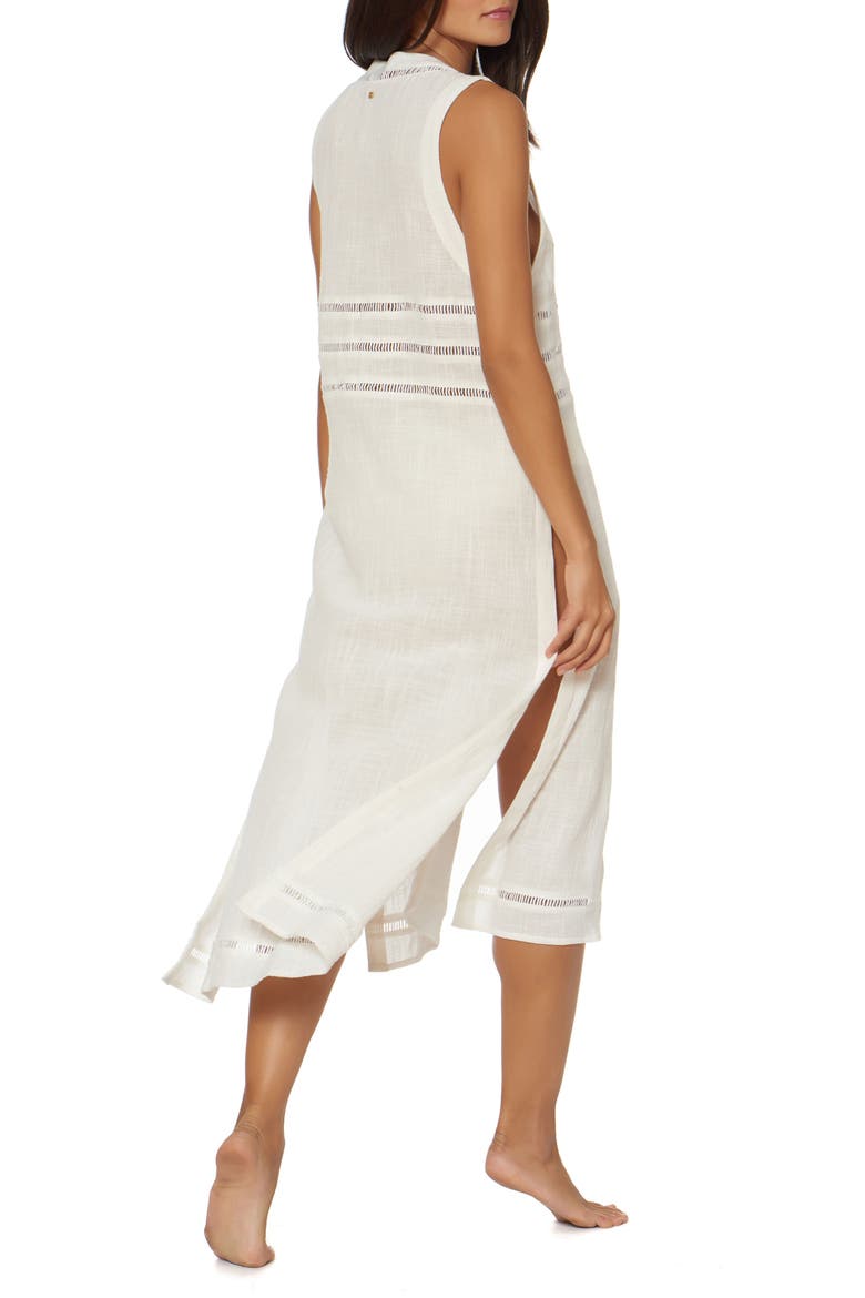 Cover-Up Maxi Dress, Alternate, color, WHITE