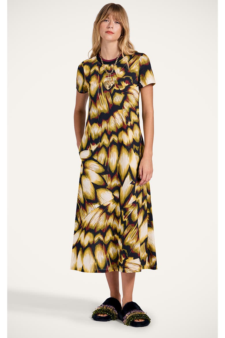 Sporty Swing Dress, Main, color, Monarch Black