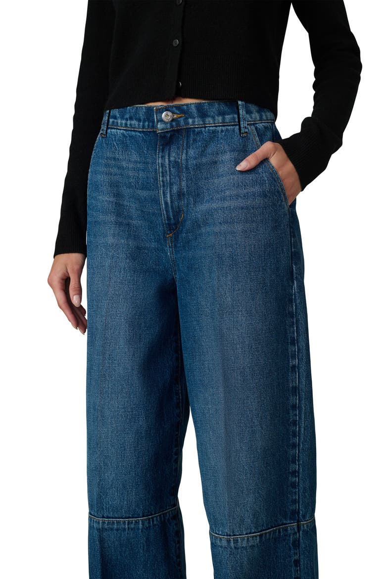 The Harlowe Seamed High Waist Wide Leg Trouser Jeans, Alternate, color, FREQUENT