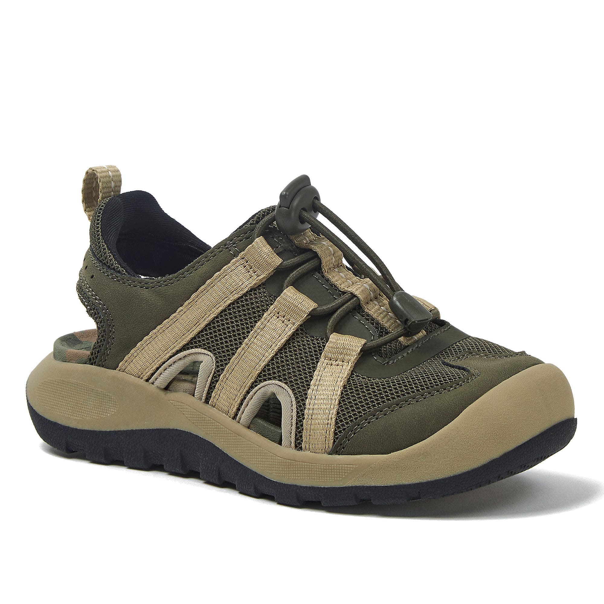 Lands' End Kids Closed Toe Water Sandals, Main, color, Deep Lichen Green