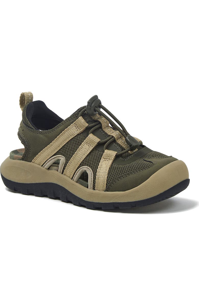 Lands' End Kids Closed Toe Water Sandals, Main, color, Deep Lichen Green