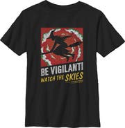 Wicked: For Good Boys Wicked For Good Elphaba Watch the Skies T Shirt