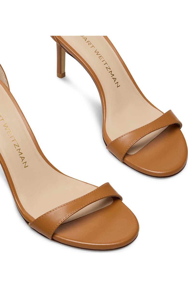 Stuart Weitzman Nudist II 75 Sandal, Alternate, color, Macchiato