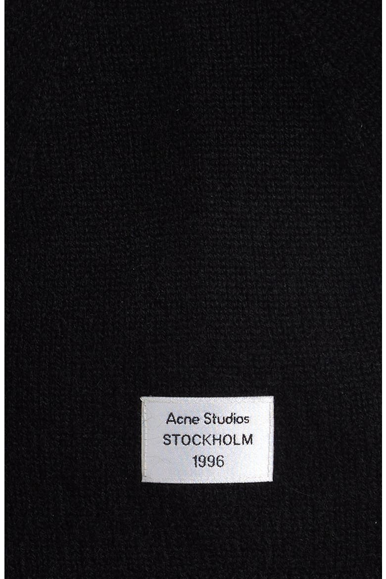 Kassias Cashmere Logo Beanie, Alternate, color, BLACK