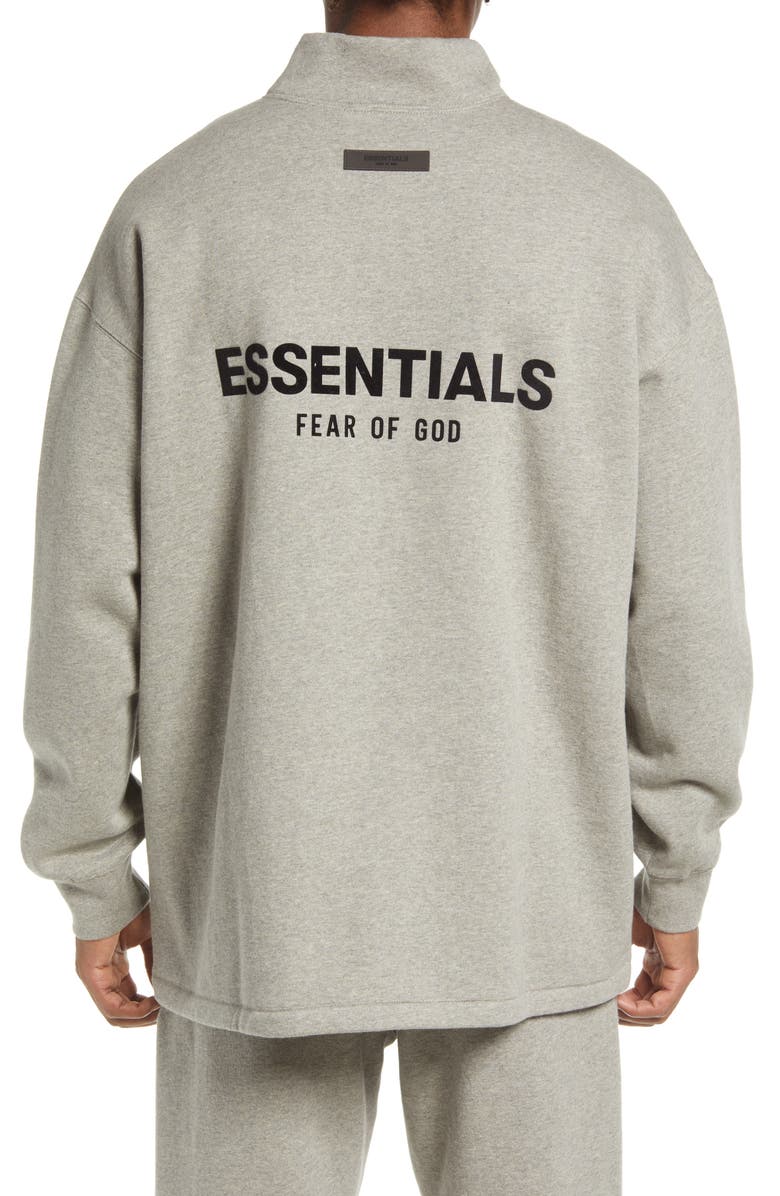 Fear of God Essentials Relaxed Cotton Blend Sweatshirt, Alternate, color,