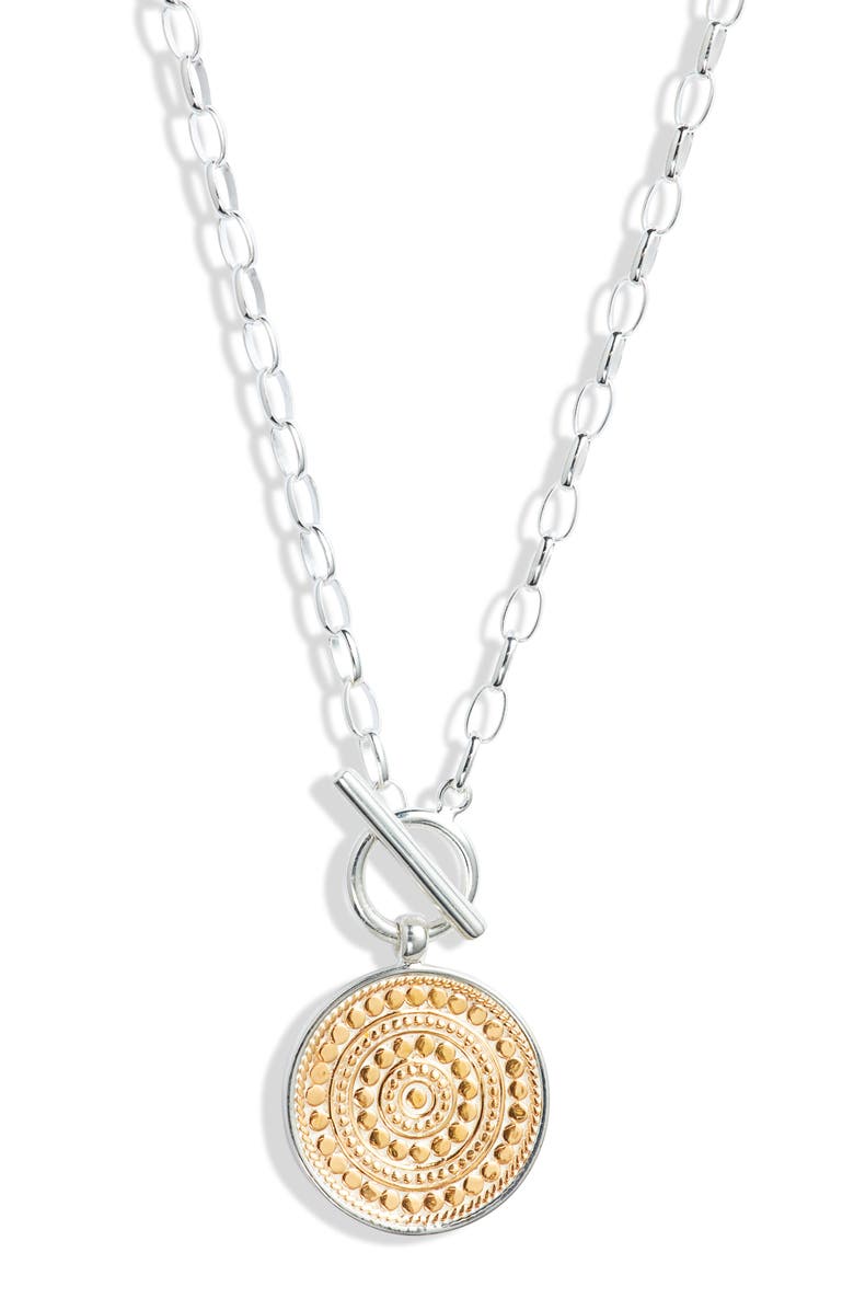 Anna Beck Classic Dotted Toggle Necklace, Main, color,