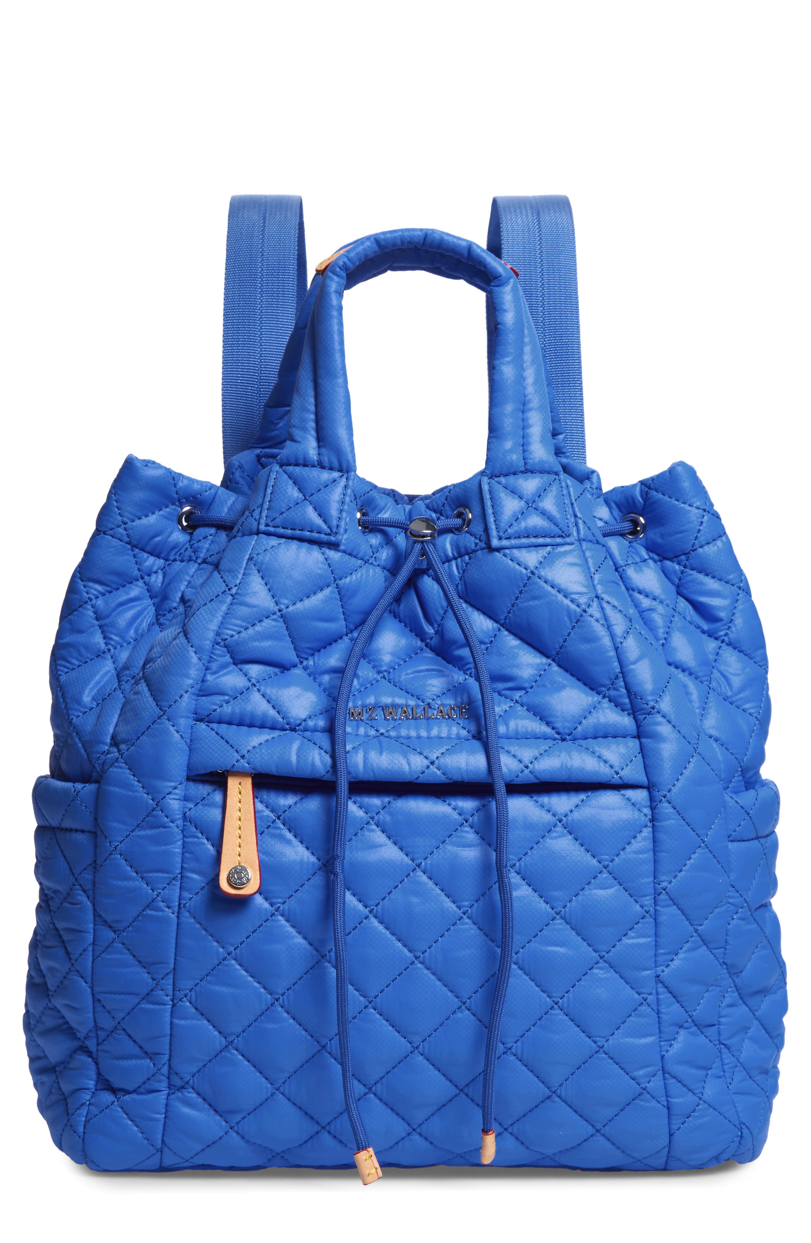Small Metro Water Resistant Convertible Backpack, Main, color, BRIGHT BLUE