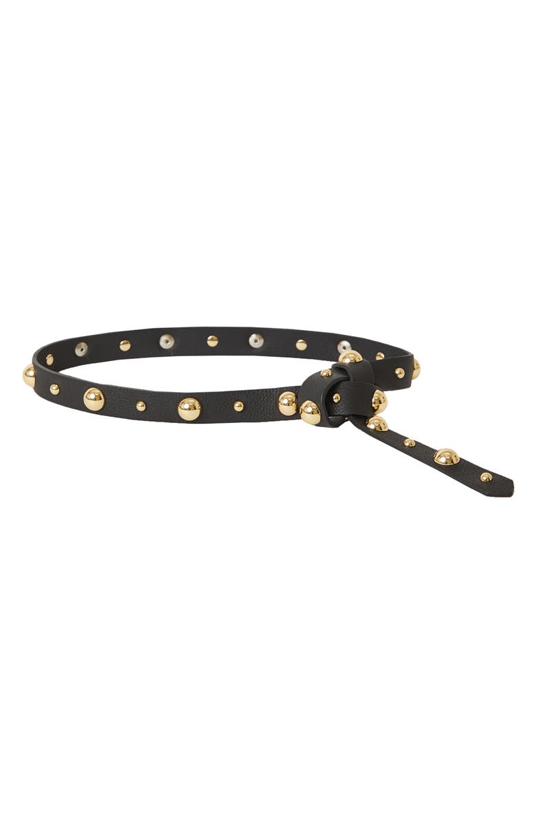 B-Low the Belt Tilly Moto Studded Leather Belt, Main, color, 