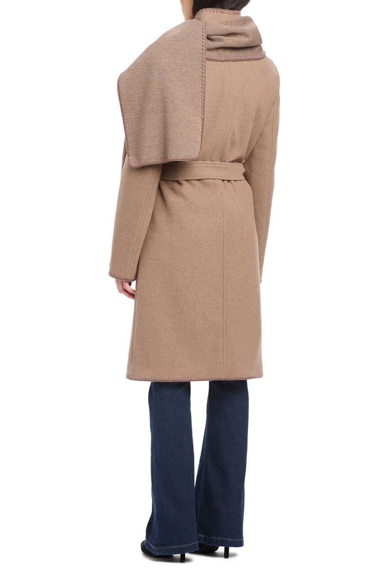 Whipstitched Soft Touch Coat, Alternate, color, HAZELNUT MELANGE
