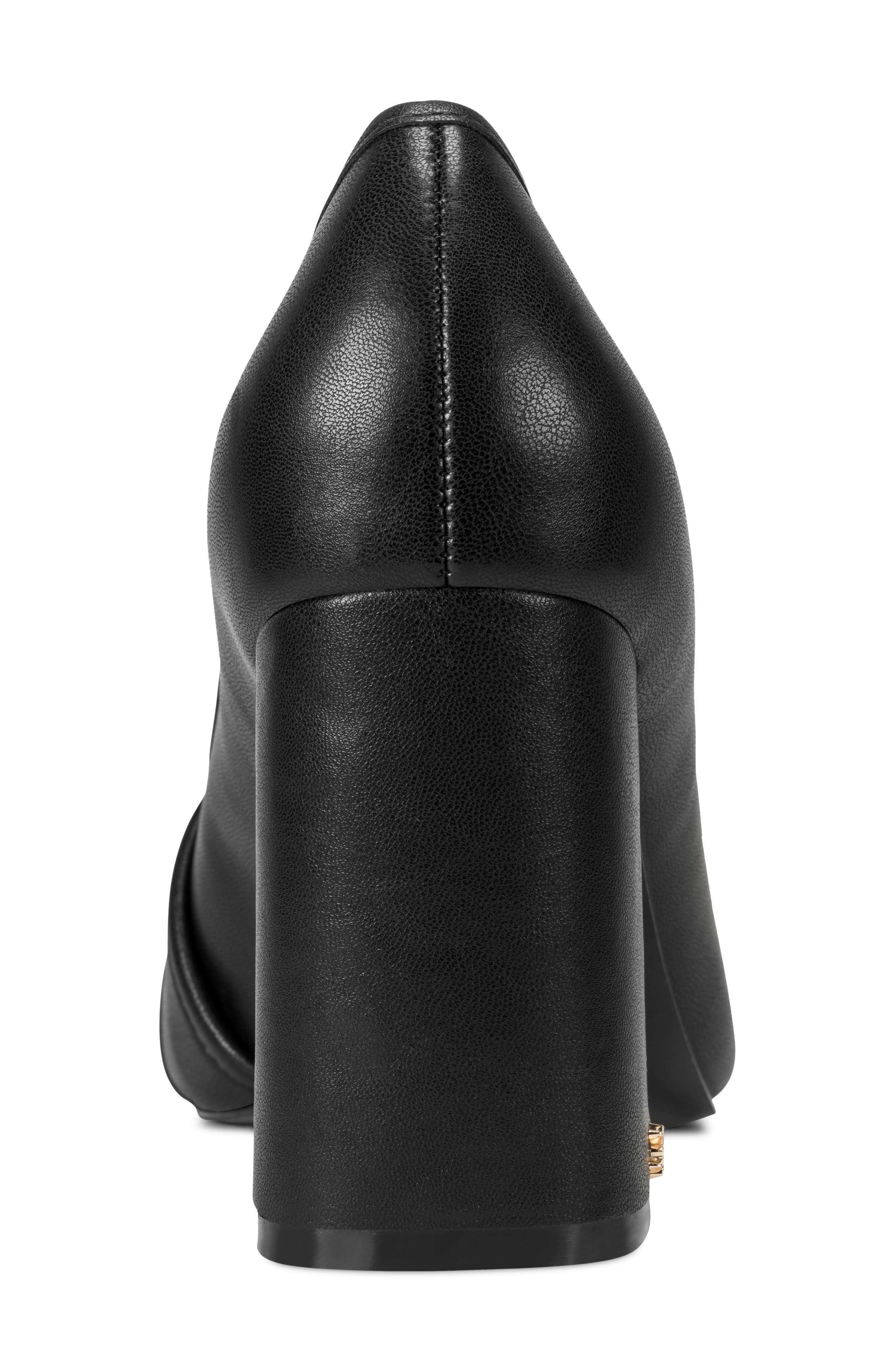 Savannah II Square Toe Pump, Alternate, color, BLACK