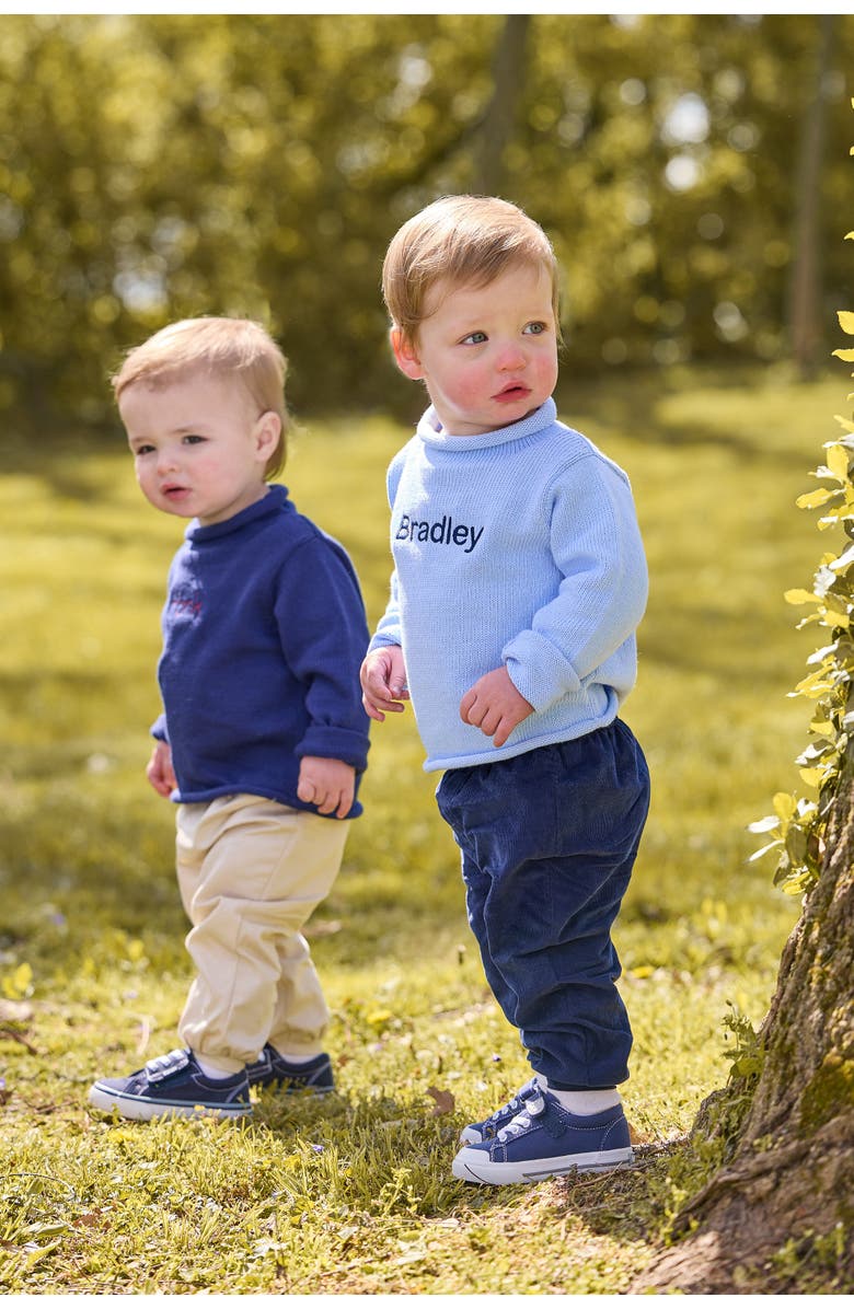 Little English Kids
 Banded Pant, Alternate, color, Pebble Twill