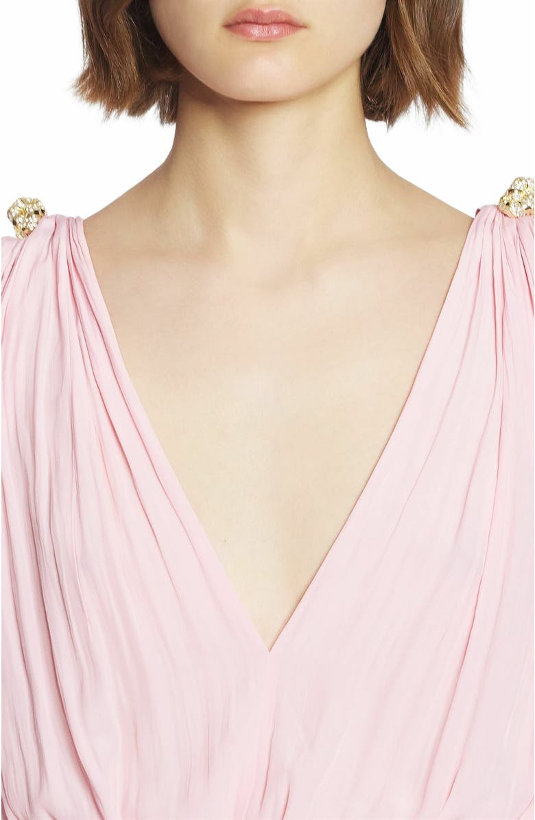 Lanvin Long Dress With Ruffles, Alternate, color, 