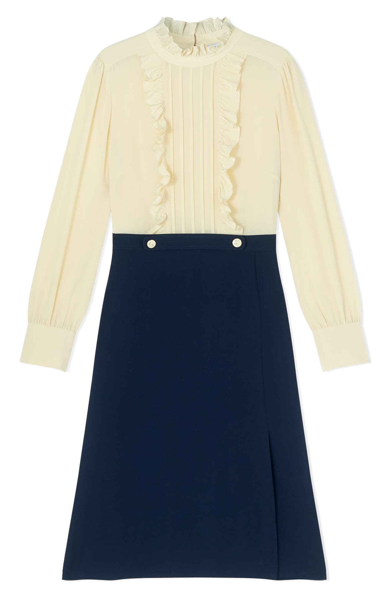 LK Bennett Tish Long Sleeve Crepe Dress (Women) | Nordstromrack