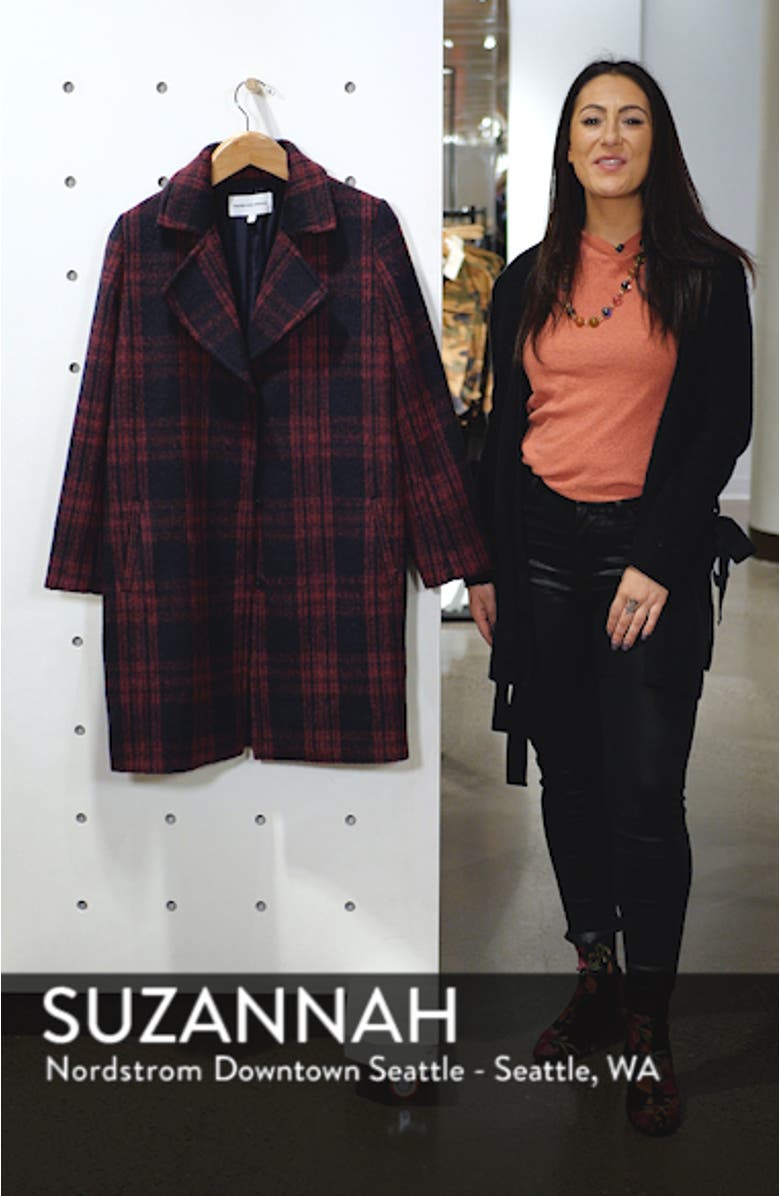 Brushed Plaid Coat, sales video thumbnail