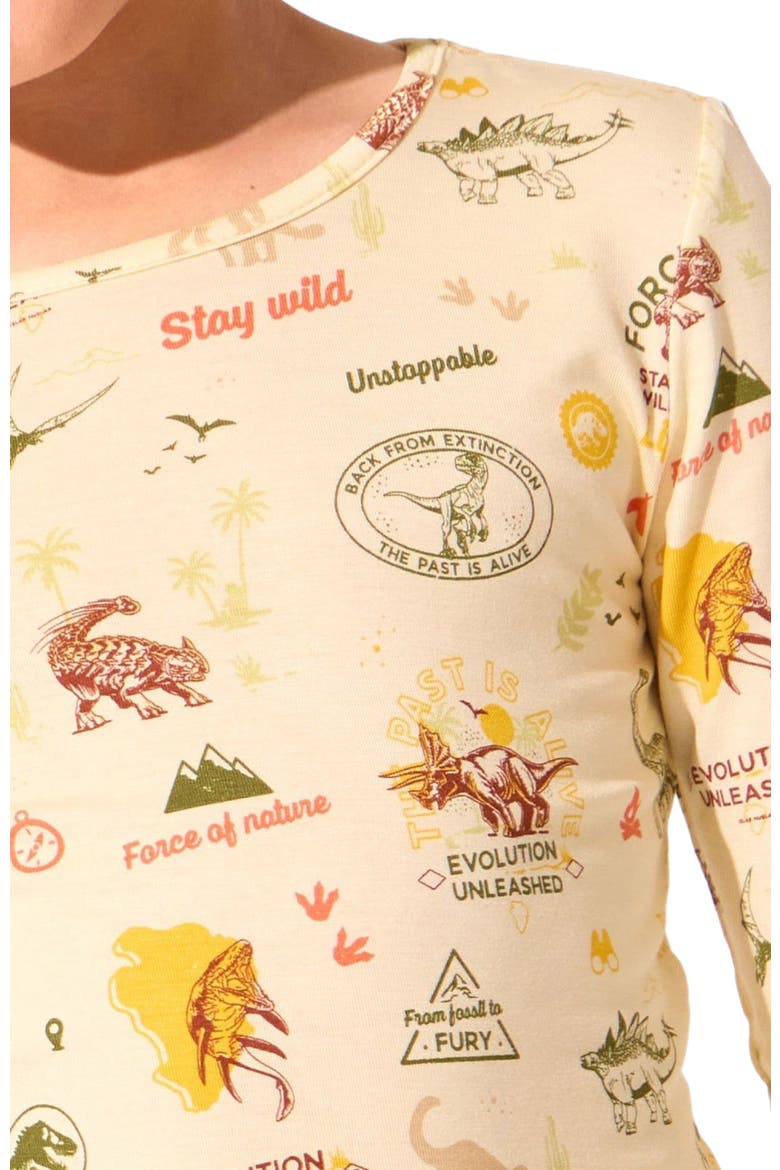 Kids' Jurassic Park Origins Set of 2 Piece Pajamas, Alternate, color, Jurassic Park: Origins