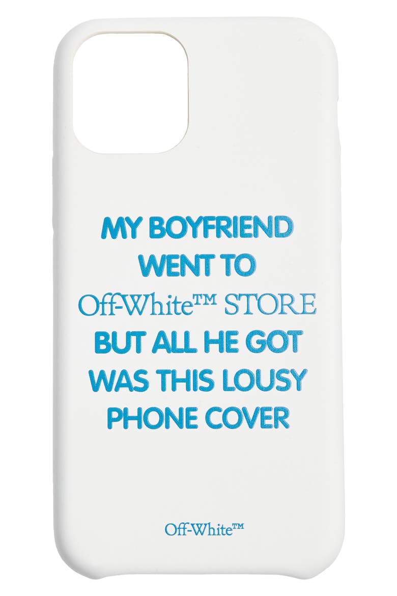 My Boyfriend iPhone 11 Pro Case, Main, color, WHITE BLUE