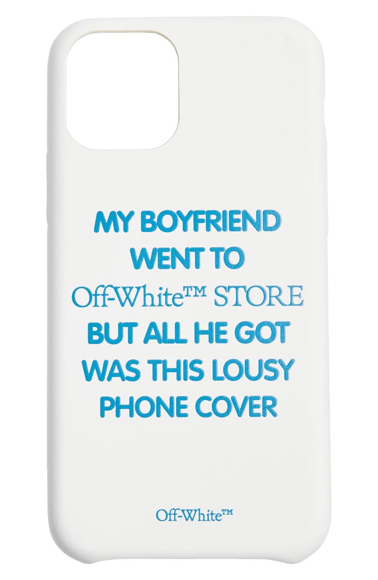 Off-White My Boyfriend iPhone 11 Pro Case, Main, color,