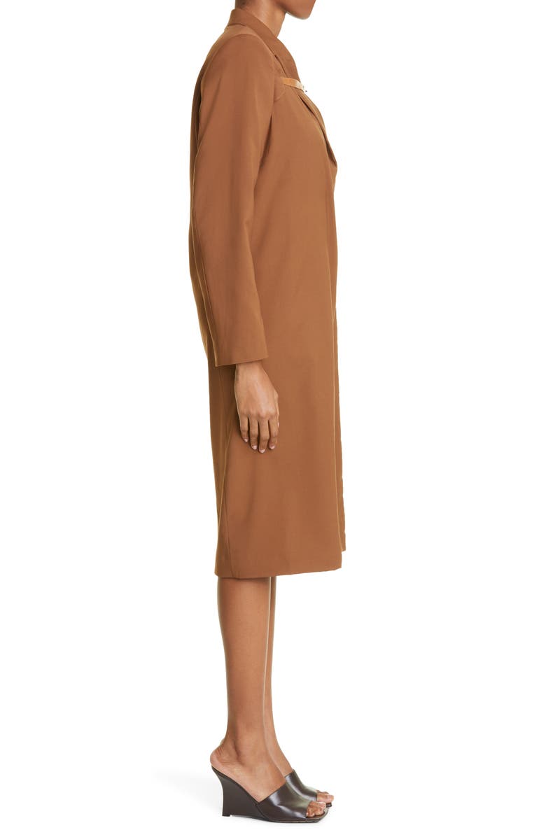 Luar Belt Detail Crepe Trench Coat, Alternate, color, 