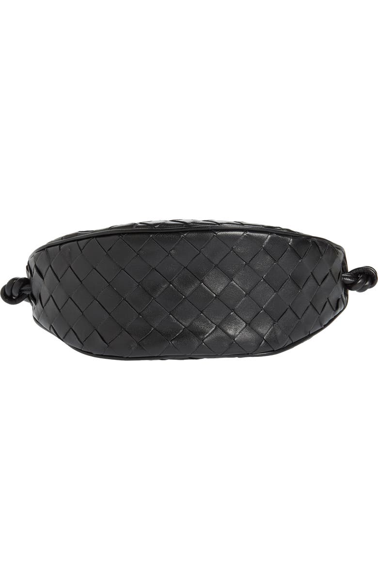 Bottega Veneta Half Moon Intrecciato Leather Pouch, Alternate, color,