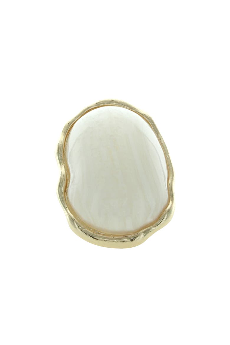Cleo Cocktail Ring, Main, color, GOLD / WHITE