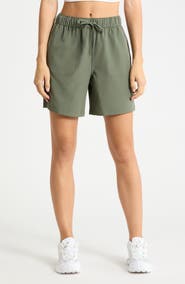 90 DEGREE BY REFLEX Citylite Hailey Woven Hiking Shorts