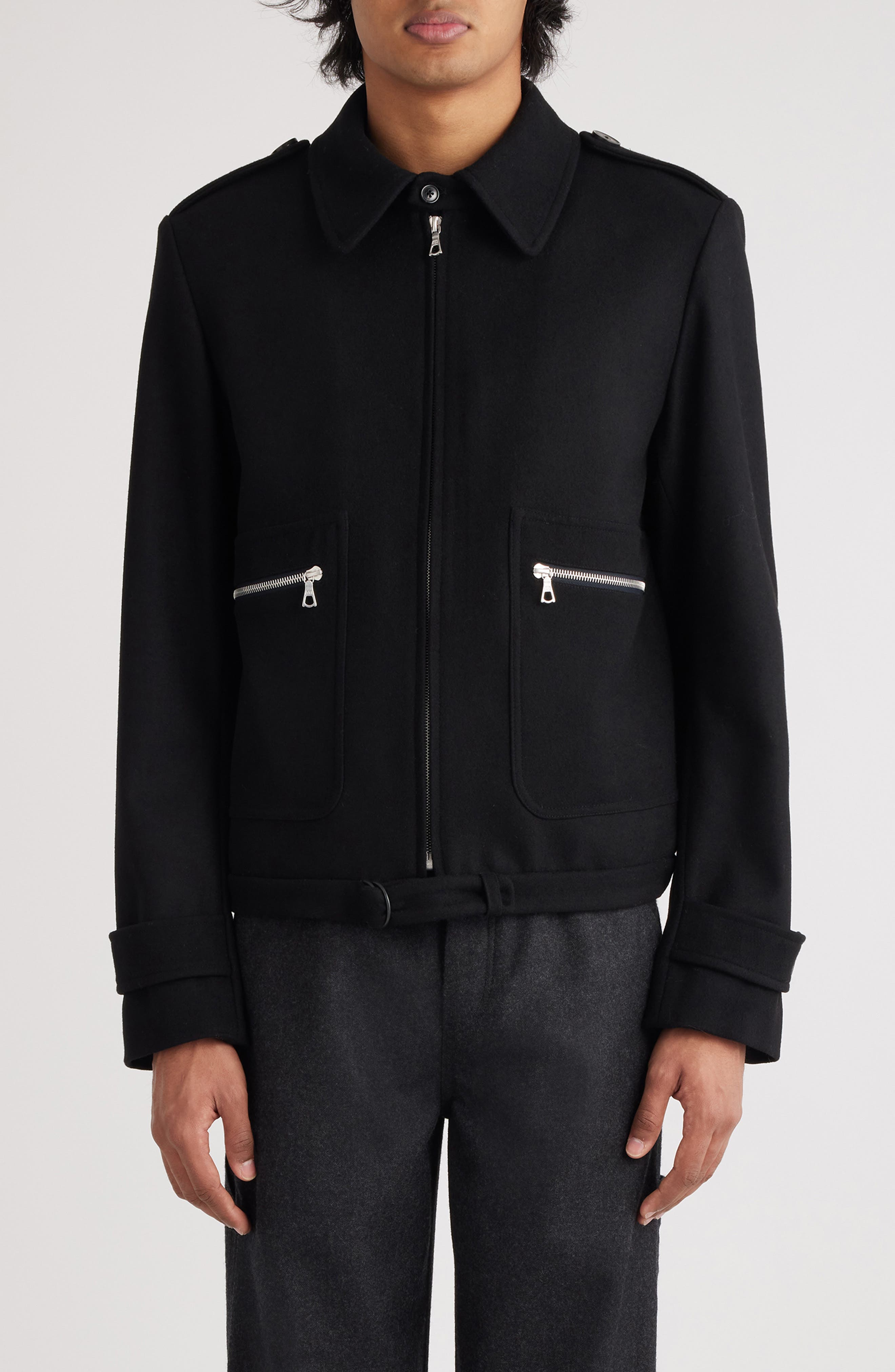 Dries Van Noten Vanny Wool Bomber Jacket